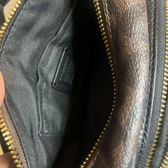 Coach Brown and Black Belt Crossbody Bag - Picture 3 of 5